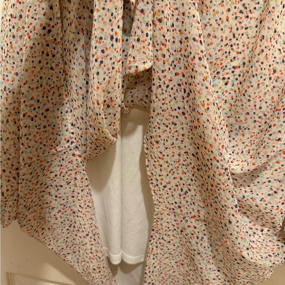 Molly & Isadora Brand Women's colorful Top, Sheer, Size 2XL - Picture 4 of 10
